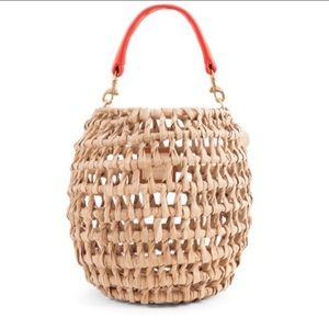 Clare V. Open Weave Pot De Miel in Natural RARE